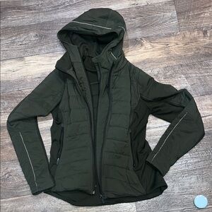 lululemon Another Mile Jacket Coat landscape green